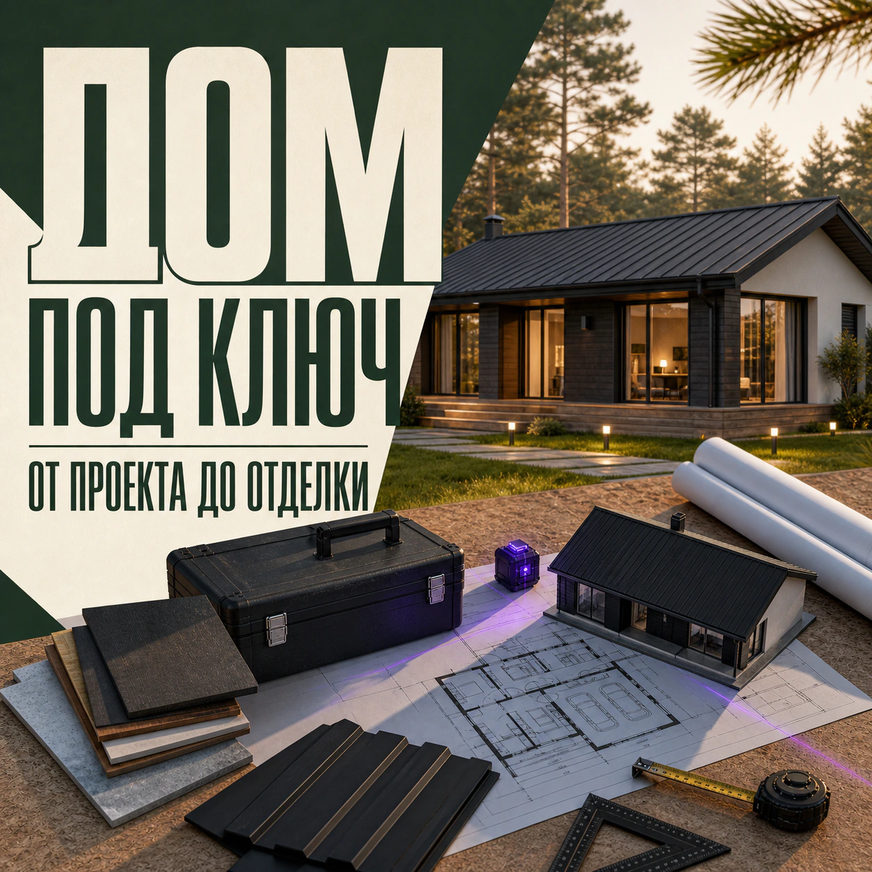 Рекламный креатив 2 проекта Forest Home