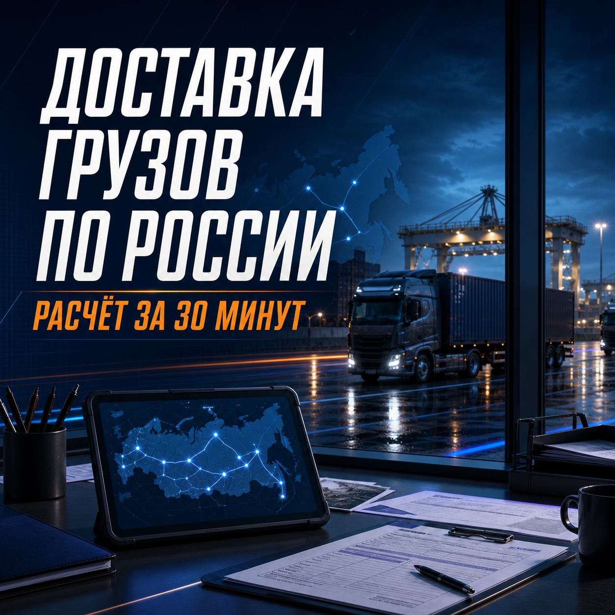 Рекламный креатив 2 проекта Transline