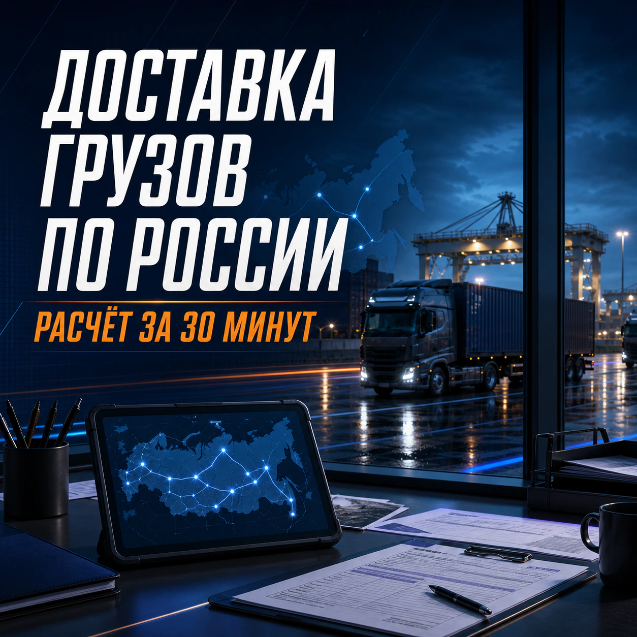 Рекламный креатив 2 проекта Transline