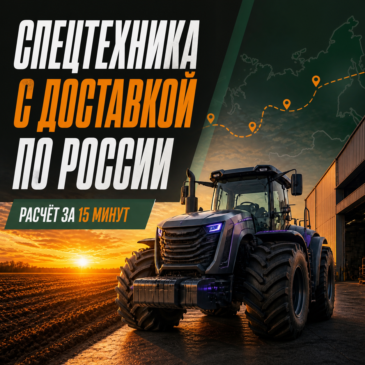 Рекламный креатив 3 проекта Трактор Ярославец